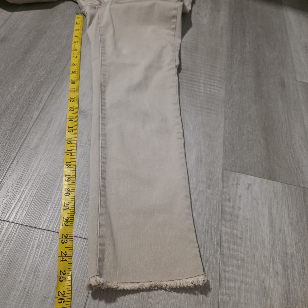 Joseph Ribkoff Taupe Straight Leg Jeans - Picture 10 of 12